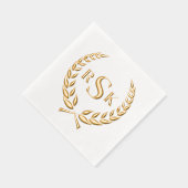 Monogramme classique traditionnel de couronne Mari (Droite)