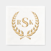 Monogramme classique traditionnel de couronne Mari (Recto)