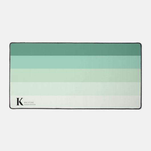 Monogramme classique Turquoise Ombre (Recto)