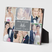 Monogramme Collage ÉDITABLE Plaque de COULEUR avec (Côté)