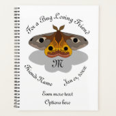 Monogramme coloré Empereur Moth (Devant)