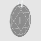 Monogramme Cool, Style de Logo Hip Vibe | Gris & B (devant)