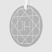 Monogramme Cool, Style de Logo Hip Vibe | Gris & B (devant)