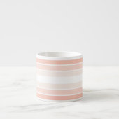 Monogramme Coral tendance Pink Pastel Espresso Mug (Devant)