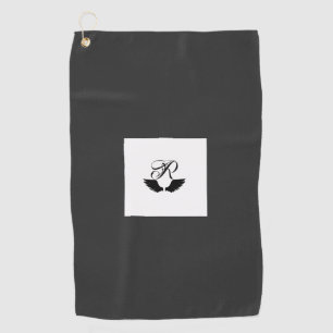 Monogramme corbeau - CYO - Serviette de golf promo