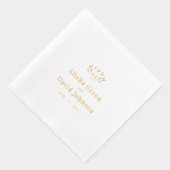 Monogramme Couples Nom Mariage personnalisé (Droite)