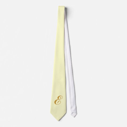 Monogramme Cravate jaune (Devant)