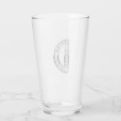 Monogramme D - Verre de 16 oz (Dos)
