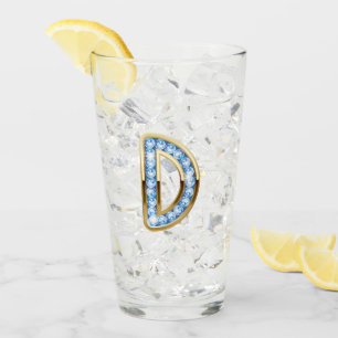 Monogramme D - Verre de 16 oz