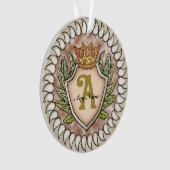 Monogramme d'aile de couronne (devant)