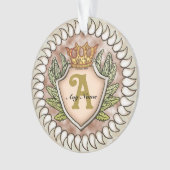Monogramme d'aile de couronne (devant)