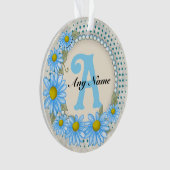Monogramme Daisy Bleue (devant)