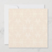 Monogramme Damask - faire-part de mariage (Dos)