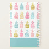 Monogramme d'ananas tropicale moderne (Dos)