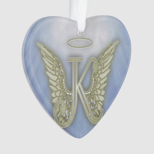 Monogramme d'ange de la lettre K (devant)