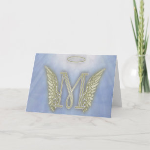 Monogramme d'ange de la lettre M
