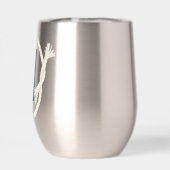 Monogramme dans le cadre de corde blanche (Arrière)