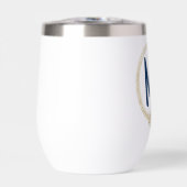 Monogramme dans le cadre de corde blanche (Avant)