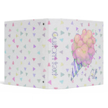 Monogramme d'aquarelle de sucrerie de coton