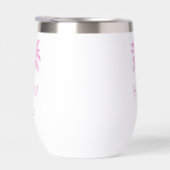Monogramme d'arbre de palmier nain rose et blanc (Droite)