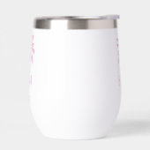 Monogramme d'arbre de palmier nain rose et blanc (Gauche)