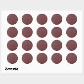 Monogramme Date Mulberry Stickers Cire (Feuille)