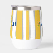 Monogramme de bande de cabane en jaune (Droite)