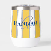 Monogramme de bande de cabane en jaune (Avant)