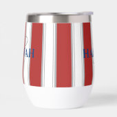 Monogramme de bande de cabane en rouge (Gauche)
