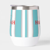 Monogramme de bande de cabane en turquoise (Droite)