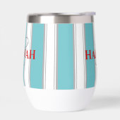 Monogramme de bande de cabane en turquoise (Gauche)