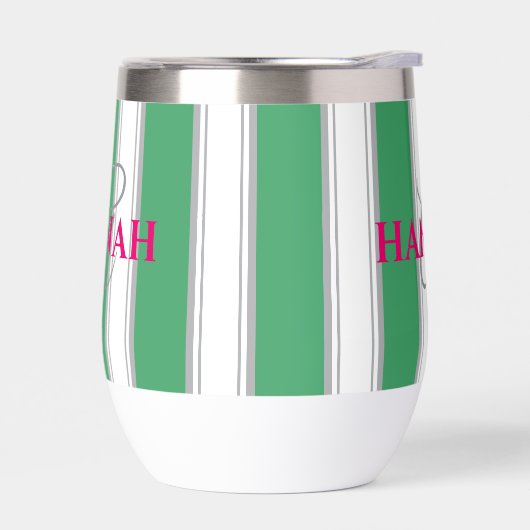 Monogramme de bande de cabane en vert (Gauche)