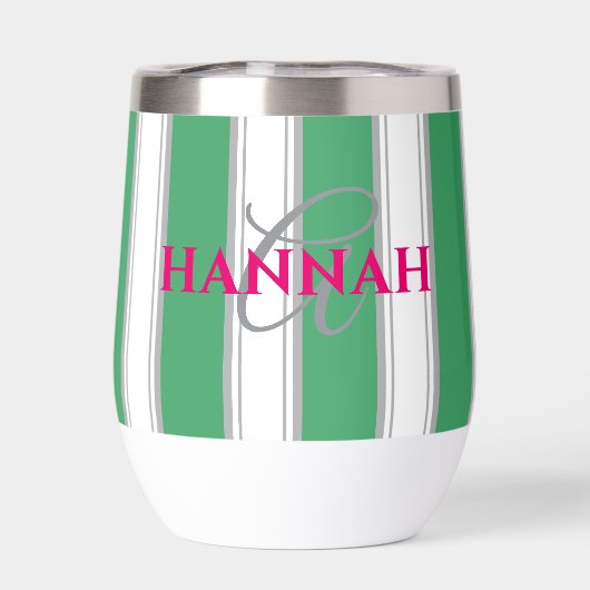 Monogramme de bande de cabane en vert (Arrière)