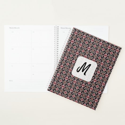Monogramme de beauté florale (Devant avec enveloppe)