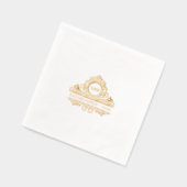Monogramme de blason de mariage d'esthétique d'arg (Gauche)
