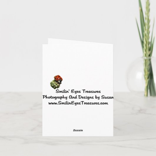 Monogramme de bleuet initial M élégant (Dos)