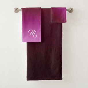 Monogramme de Bourgogne Ombre de roses indien