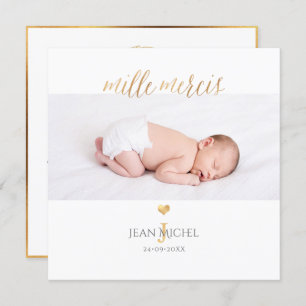 Monogramme de bricolage en D'or Cartes de remise