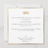 Monogramme de bricolage en D'or Cartes de remise (Dos)