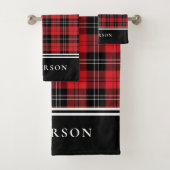 Monogramme de Buffle Noir Rouge (En situation)