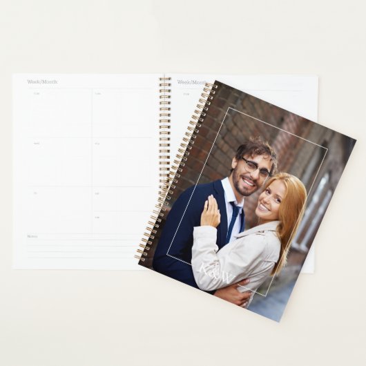 Monogramme de cadre élégant moderne (Devant avec enveloppe)