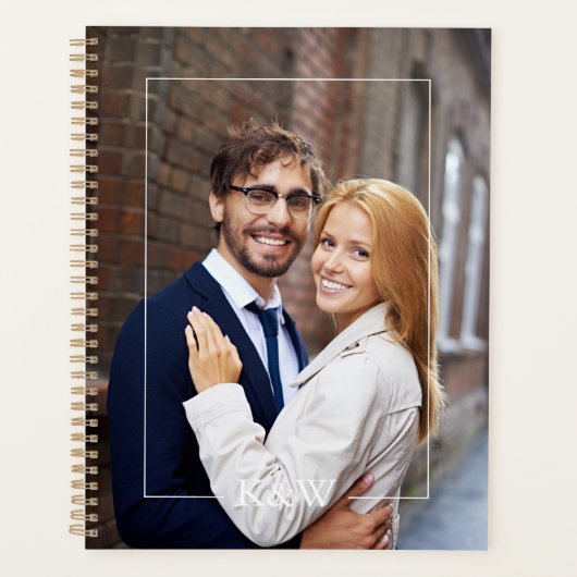 Monogramme de cadre élégant moderne (Devant)