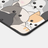 Monogramme de chats caricaturés mignons (Coin)