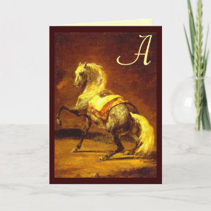 MONogramme DE CHEVAL GRAY REMPLI