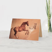 MONOGRAMME DE CHEVAL ROUGE (Devant)