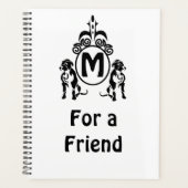 Monogramme de chien à deux gardes (Devant)