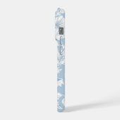 Monogramme de chinoiserie bleu et blanc (Côté gauche)