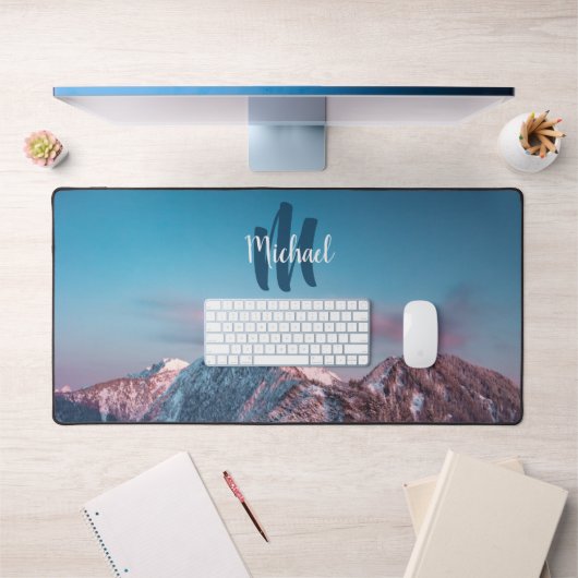 Monogramme de ciel magique montagne Storžič Slovén (Bureau 1)