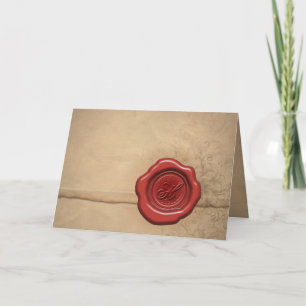 Monogramme de cire scellée : Lettre H