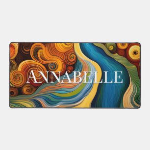 Monogramme de couleur d'art moderne Abstrait